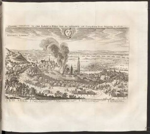 Eigentliche Contrafactur der Statt Landtshůt in Baÿern sampt der Schwedisch. vnd Euangelischen Búnds Belägerúng Ao. 1634 : = Expvgnatio Landishvti