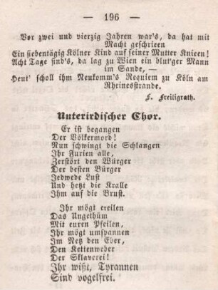 Unterirdischer Chor