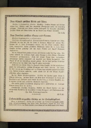 Oesterreichisch=ungarische Erfolge an der Hochgebirgsfront.