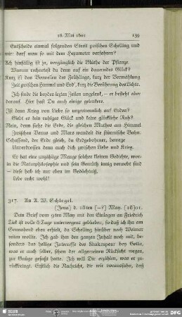 Caroline von Schelling an August Wilhelm von Schlegel, Jena, 18.05.1801