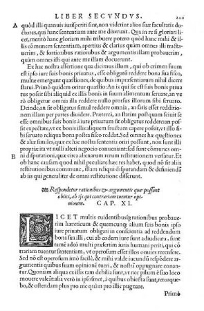 Respondetur rationibus & argumentis quæ possunt obiici, ab ijs qui contrariam tuentur opinionem. Cap. XI.