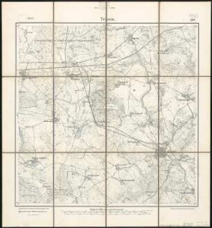 Meßtischblatt 587 : Tessin, 1898 : Tessin. - Aufn. 1884, hrsg. 1885, einz. Nachtr. 1898. - 1:25000. - [Berlin]: Reichsamt für Landesaufnahme, 1898. - 1 Kt.