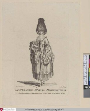 An Opera Girl of Paris, in a Morning Dress