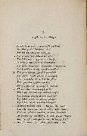 Ostlitauische Texte : Beilage zum Osterprogramm des Karl-Friedrich-Gymnasium in Eisenach