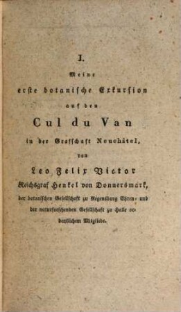 Neues botanisches Taschenbuch für die Anfänger dieser Wissenschaft und der Apothekerkunst, 1810