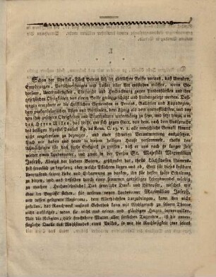 Predigt auf das Namensfest Seiner Majestät, Maximilian Joseph, allerdurchlauchtigsten Königs von Baiern : gehalten am 12. Oct. 1810