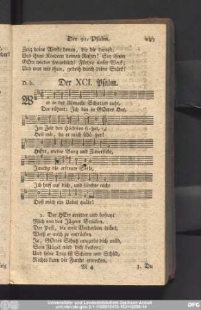 Der XCI. Psalm.