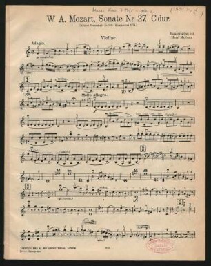Violine[, KV 303]