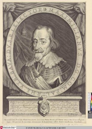 Maximilianus [Kurfürst Maximilian I. von Bayern]