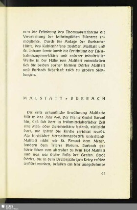 Malstatt - Burbach