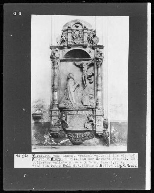 Epitaph für Bischof Konrad von Bibra