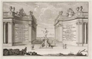 Titelblatt zum Merkurfest 1719 im Dresdener Zwinger