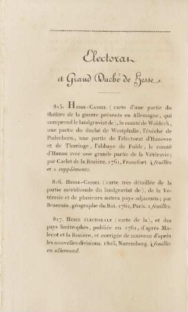 Electorat et grand duché de Hesse
