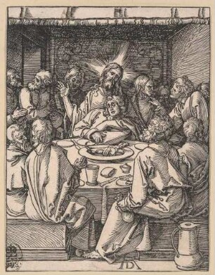 Kleine Passion, Blatt 9: Das letzte Abendmahl