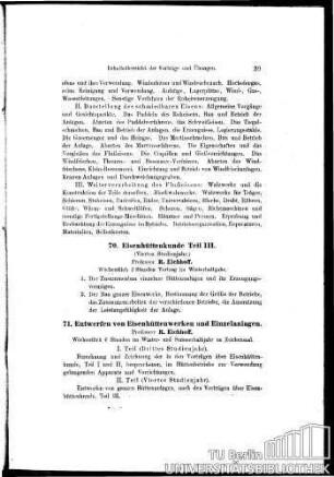 70. Eisenhüttenkunde Teil III