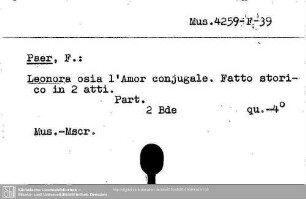 Paer, Ferdinando, Leonora