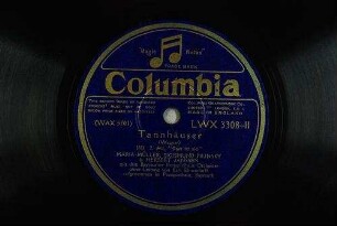 Tannhäuser : 2. Akt, "Dort ist sie" / (Wagner)