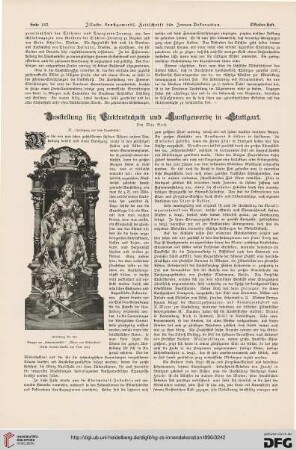 Ausstellung für Elektrotechnik und Kunstgewerbe in Stuttgart, [2]