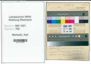 Entnazifizierung Karl Markwitz, geb. 01.10.1906 (Handwerker)