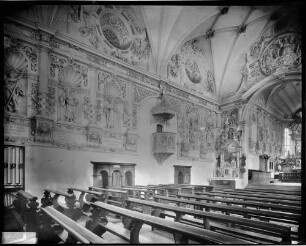 Hechingen Franziskanerkirche Sankt Luzen Gesamtansicht Langhaus Nordwand (um 1586/1588)