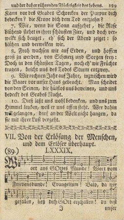 VII. Von der Erlösung der Menschen, und dem Erlöser überhaupt