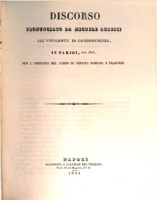 Decisioni delle gran corti, civili in materia di diritto. 3. 1844. - II. ed.