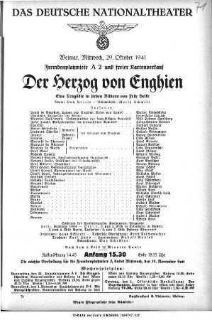 Der Herzog von Enghien