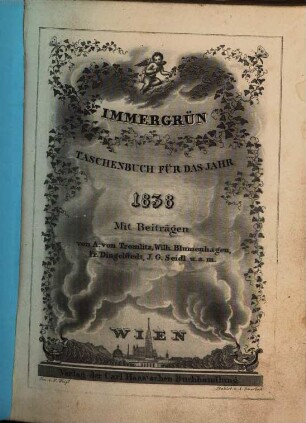 Immergrün : Taschenbuch. 1838 = 2