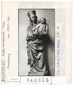 Budapest, Szépmüveszéti Museum: Madonna
