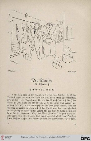 14: Der Spießer : ein Schattenriß
