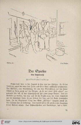 14: Der Spießer : ein Schattenriß