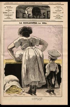 La boulangère, par Gill