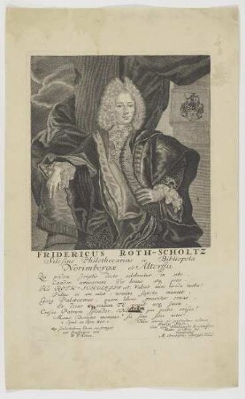 Bildnis des Fridericus Roth-Scholtz