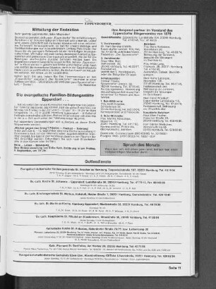 Mitteilung der Redaktion