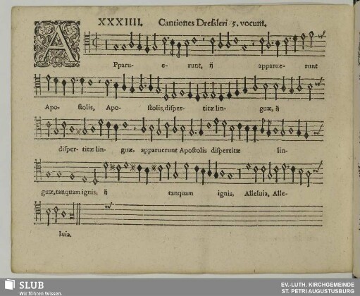 XXXIIII. Apparuerunt apostolis