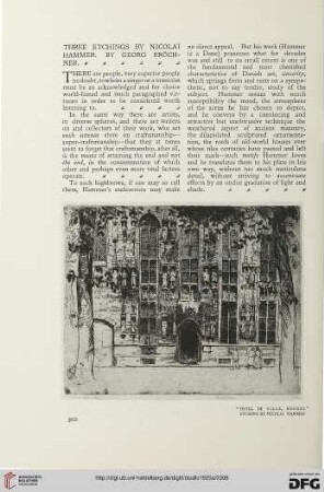 90: Three etchings by Nicolai Hammer