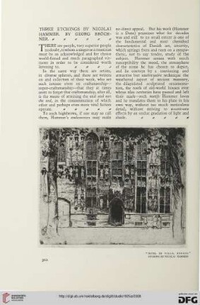 90: Three etchings by Nicolai Hammer