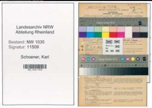 Entnazifizierung Karl Schoener , geb. 18.06.1905 (Steiger)