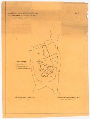Erweiterung der Remaklus-Kirche, Thommen: Lageplan 1:500