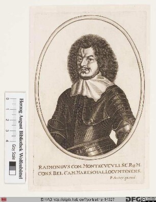Bildnis Raimund Graf von Montecuccoli (1679 Reichsfürst), 1679 Herzog von Melfi