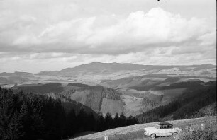 Fernsicht von der Breitnauerhöhe zum Kandel