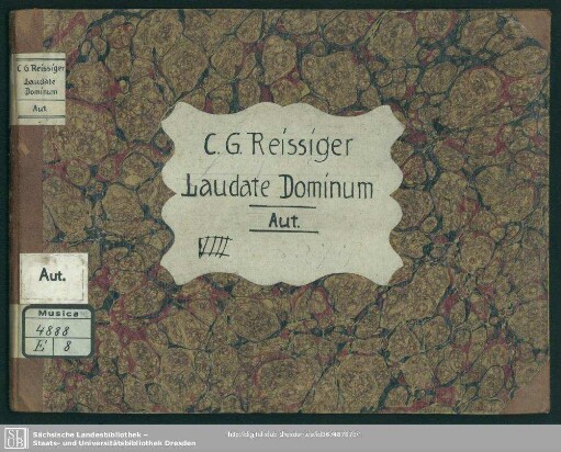 Laudate Dominum - Mus.4888-E-8 : Coro, orch - C; FenR 2.12
