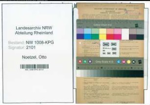 Entnazifizierung Otto Noetzel , geb. 13.12.1883 (Steuersekretaer)