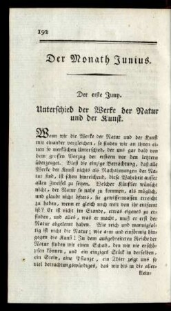Der Monath Junius