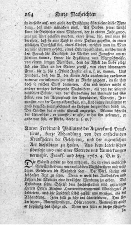 Von den ansteckenden Krankheiten der Gelehrten.