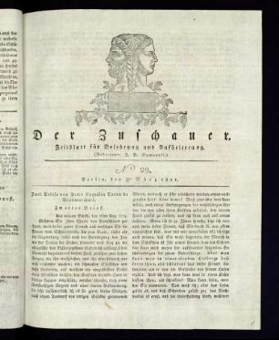 No. 29 - 8. März 1821