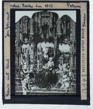 Gossaert, Malvagna Triptychon : Mitteltafel