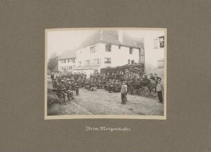 Freiwillige Sanitätskolonne beim Morgenkaffee in Konstanz