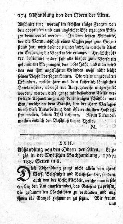 Abhandlung von den Odeen der Alten.