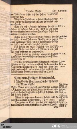 [Uber das sechste Hauptstück.]